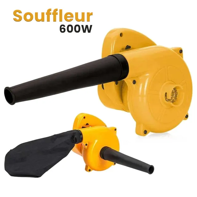 Aspirateur Souffleur Électrique 600W - Souffleur de Poussière 2 en 1