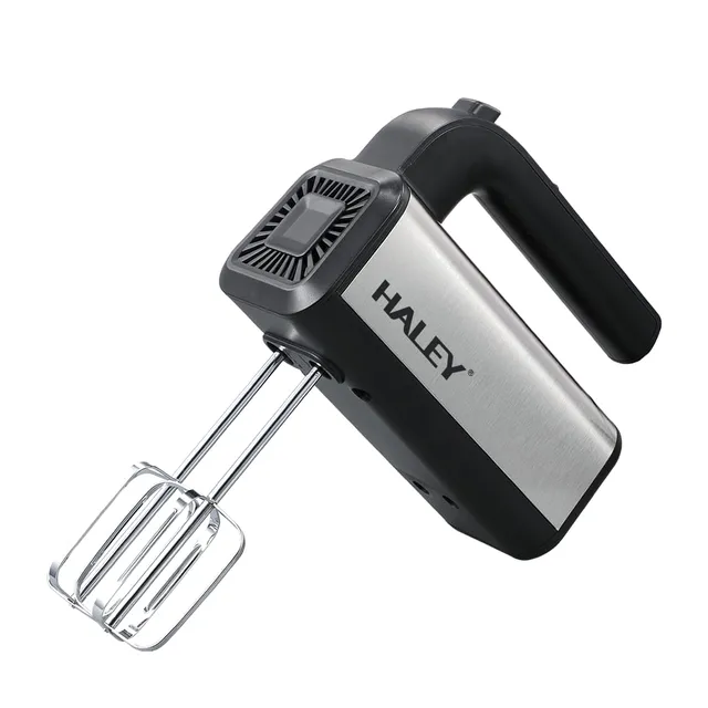 Batteur Électrique Haley HY-1669 500W - En Inox avec 5 Vitesses