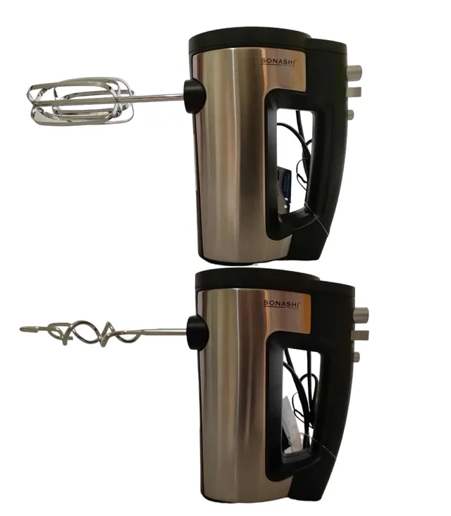 Batteur Électrique Sonashi 300W Inox avec 6 Vitesses & Fonction Turbo (SMX-126N)