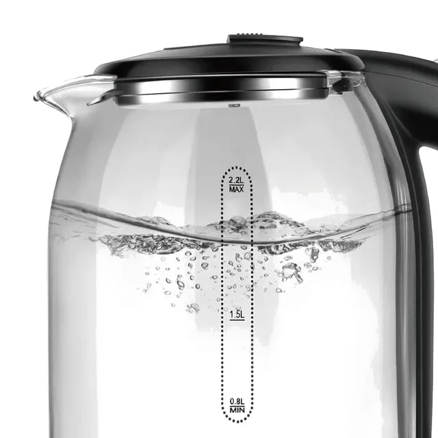Bouilloire Électrique Haley en Acier Inoxydable - Modèle HY-8862