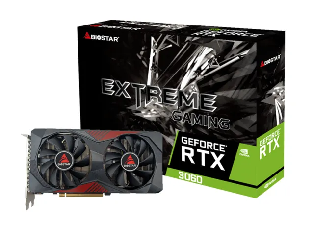 Carte Graphique Biostar NVIDIA GeForce RTX 3060 12GB GDDR6
