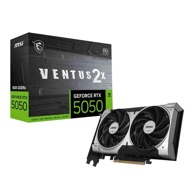 Carte Graphique MSI NVIDIA GeForce RTX 5050 VENTUS 2X OC 8GB