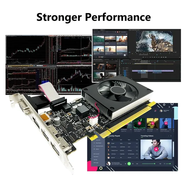 Carte Graphique NVIDIA GeForce GT 730 4GB Low Profile
