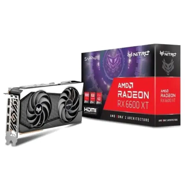 Carte Graphique Sapphire NITRO+ AMD Radeon RX 6600 XT GAMING OC 8GB GDDR6
