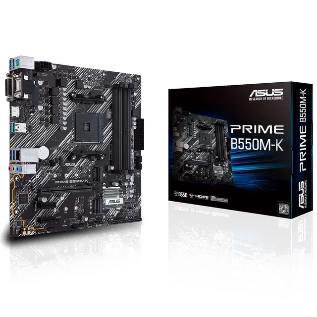 Carte Mère ASUS PRIME B550M-K socket AM4 DDR4