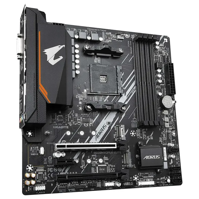 Carte Mère Gigabyte B550M AORUS ELITE (Socket AM4 - DDR4 - Micro-ATX)