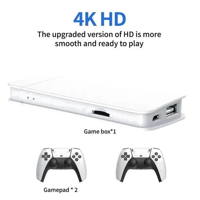 Console de Jeu Rétro Game Stick M15 Plus avec Manettes Sans Fil
