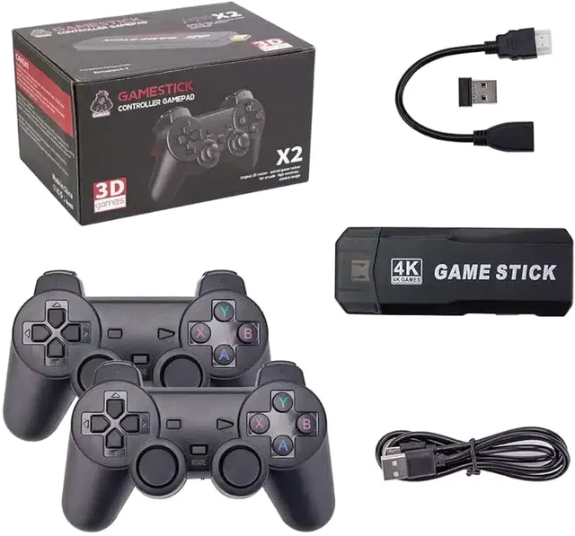 Console De Jeux Rétro HDMI Game Stick X2 4K Ultra HD (+40000 Jeux)