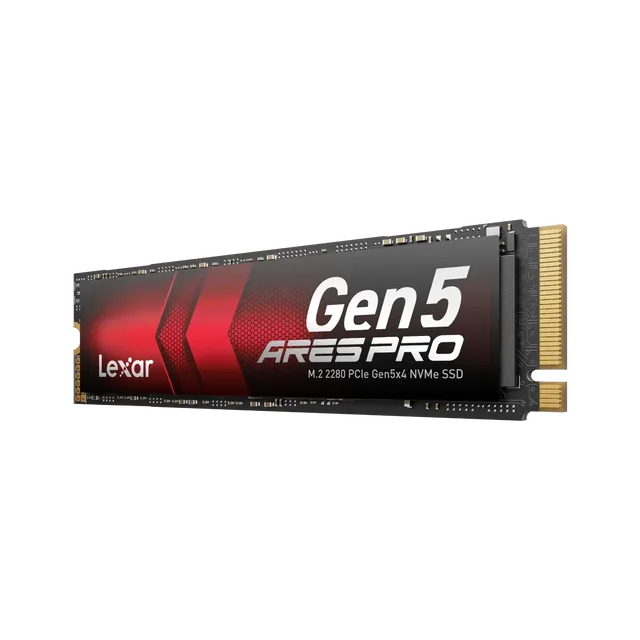Disque Dur Interne SSD Lexar ARES Pro 1To NVMe PCIe Gen5 - Vitesse jusqu'à 14000 Mo/s