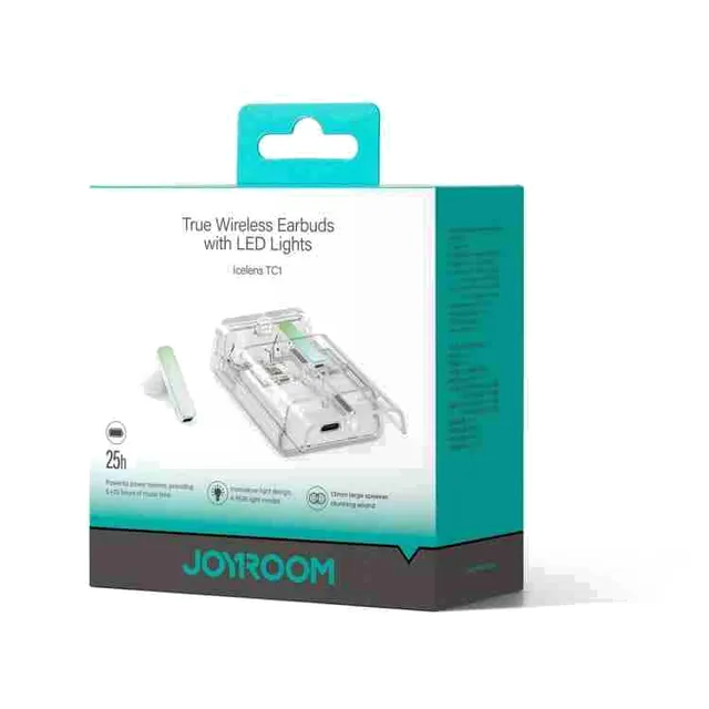 Écouteurs Joyroom Icelens TC1 - 25H Autonomie - LED RGB