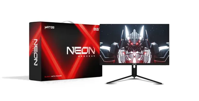 Écran Gamer Matos NEON MSG324K 32" 4K UHD @ 160Hz - Fast IPS, 1ms GTG