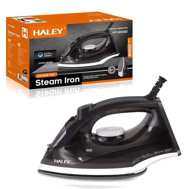 Fer à Repasser à Vapeur Haley HY-2032 - 2200W - Semelle en Céramique