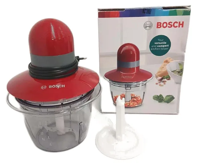 Hachoir Compact Bosch MMR08R2 400W 0.8L - Rouge