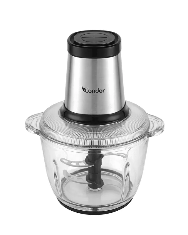 Hachoir Électrique Condor MasterMix 500W Bol en Verre Inox - HA-MV500XN