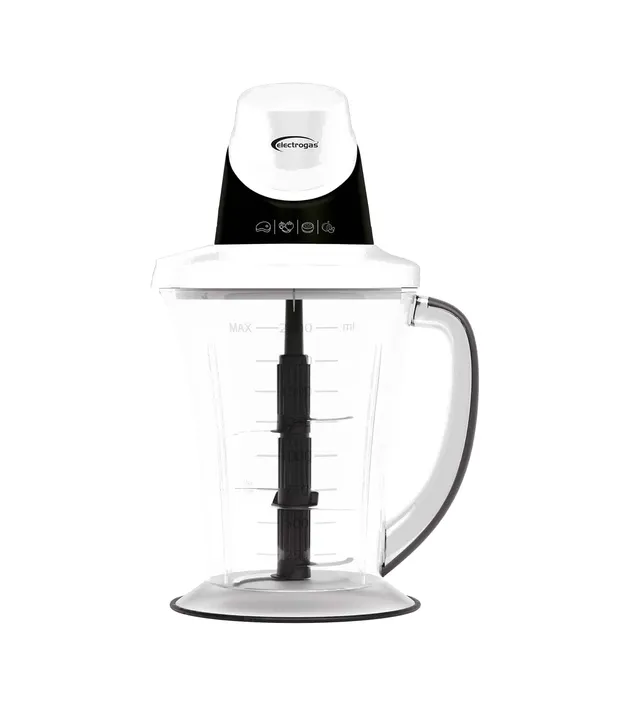Hachoir Électrique Electrogas 500W Capacité 2L avec 6 Lames en Inox - Noir C500B
