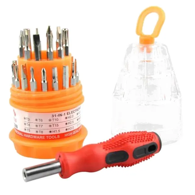 Kit Tournevis de Précision Jackly/Jakemy JK6036-A 31 en 1 - Pour Électronique et Réparation