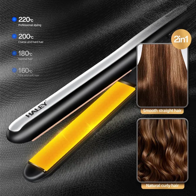 Lisseur À Cheveux Électrique Haley HY-3007 - Plaques Céramique