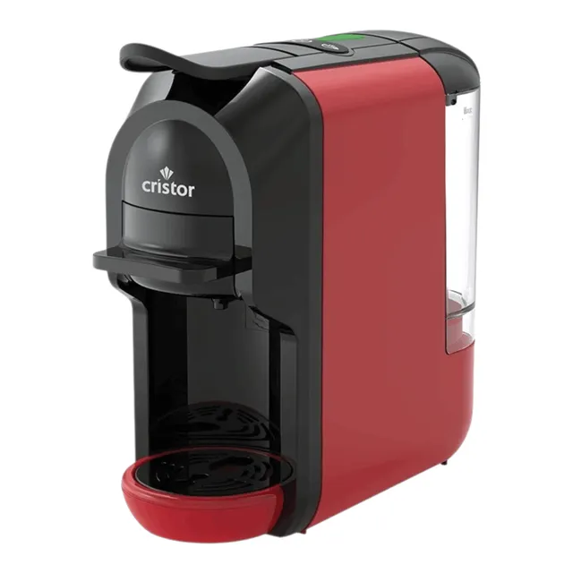MACHINE À CAFÉ À CAPSULE CRISTOR 3EN1 1450W ROUGE