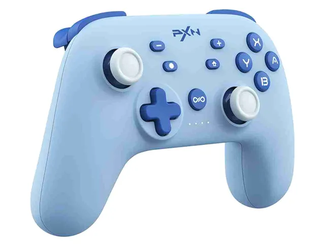 Manette de Jeu Sans Fil PXN P50 -Multi-plateforme - Bleu Clair