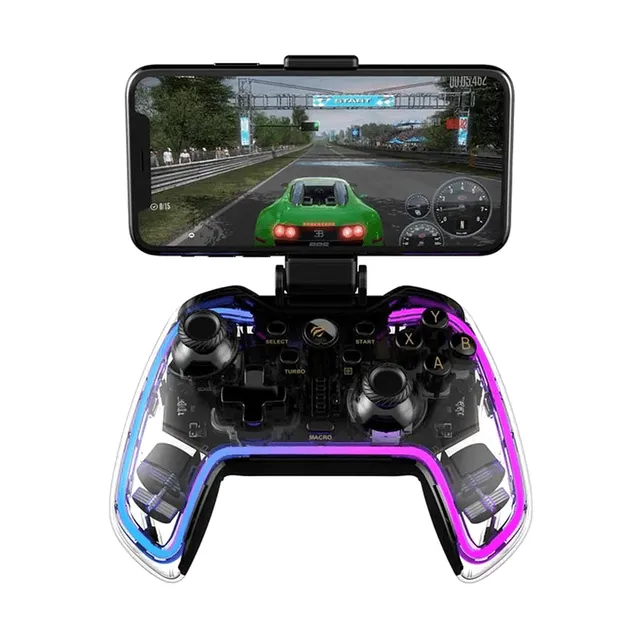 Manette Havit G158BT Pro Sans Fil Transparente RGB