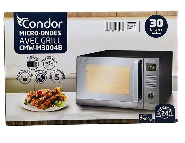 Micro-onde Condor 30L avec Grill CMW-M3004B