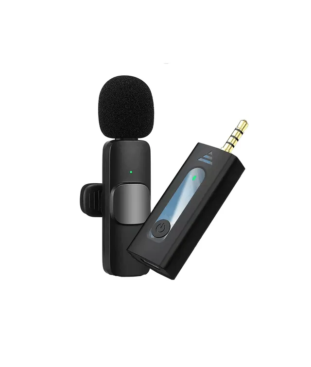 Microphone Cravate Sans Fil K35 - Récepteur Jack 3.5mm Pour Smartphone & Caméra