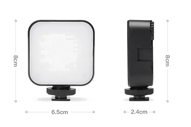 Mini Torche LED JMARY FM48R - Lampe Vidéo Portable Pour Créateurs de Contenu