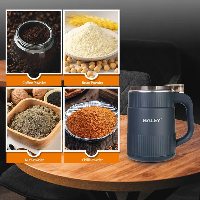 Moulin À Café Et Épices Électrique Haley HY-2113 - En Acier Inoxydable