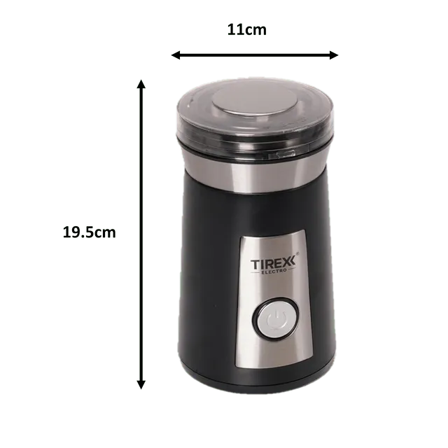 Moulin à Café TIREX Electro 200W Inox / Noir (GF 200)