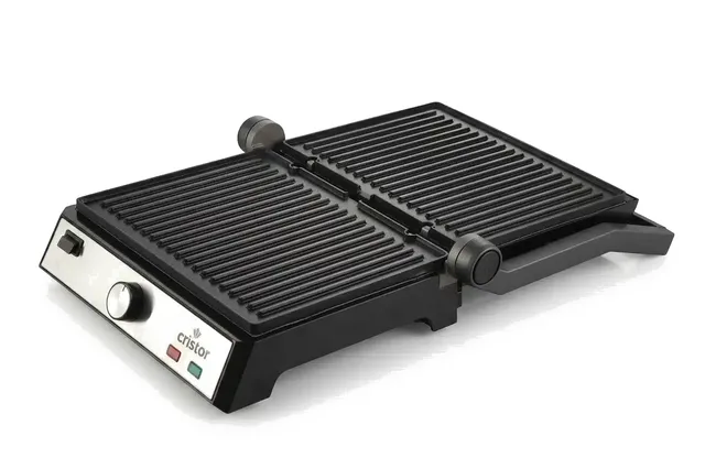Panineuse &amp; Grill Électrique Cristor 2000W Noir / Inox (KGL611XB)