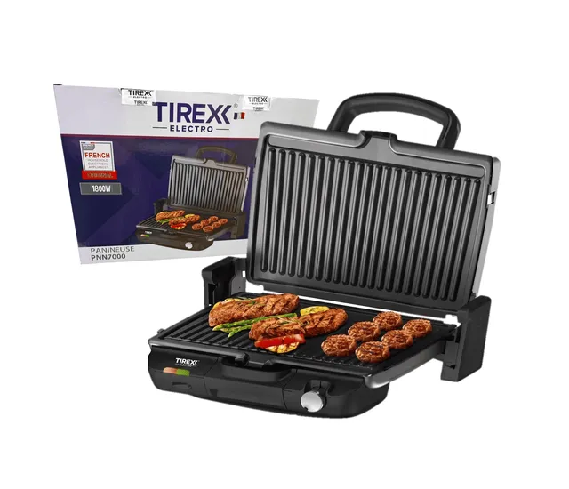 Panineuse & Grill Tirex Electro 1800W Noir (PNN7000)