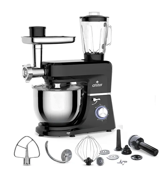 Pétrin Multifonction Cristor 1900W 7L Double Crochet (KPM500XN)