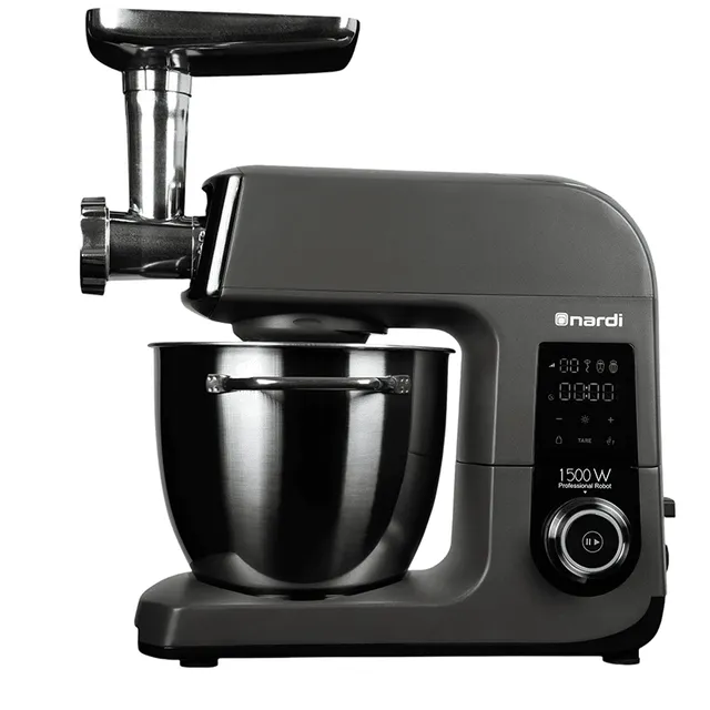 Pétrin Multifonction NARDI 6.7L 1500W avec Balance Intégrée Gris Foncé - NP-MP5GM