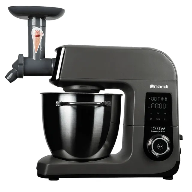 Pétrin Multifonction NARDI 6.7L 1500W avec Balance Intégrée Gris Foncé - NP-MP5GM