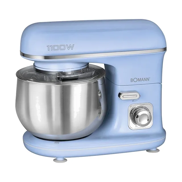 Pétrin Pâtissier Bomann 1100W 5L Blue (KM 6030 CB)