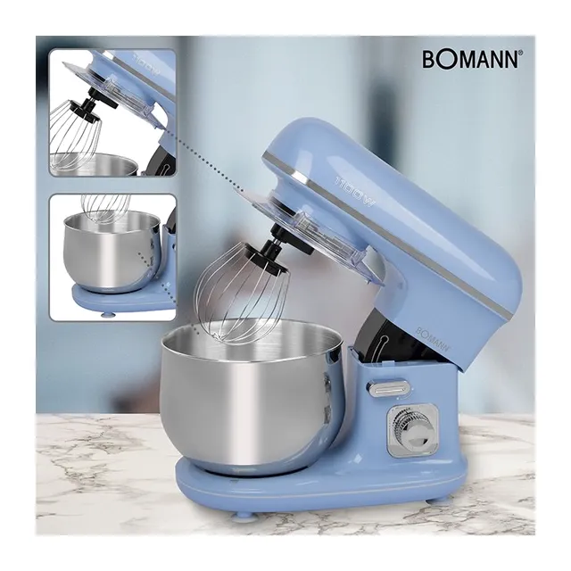 Pétrin Pâtissier Bomann 1100W 5L Blue (KM 6030 CB)