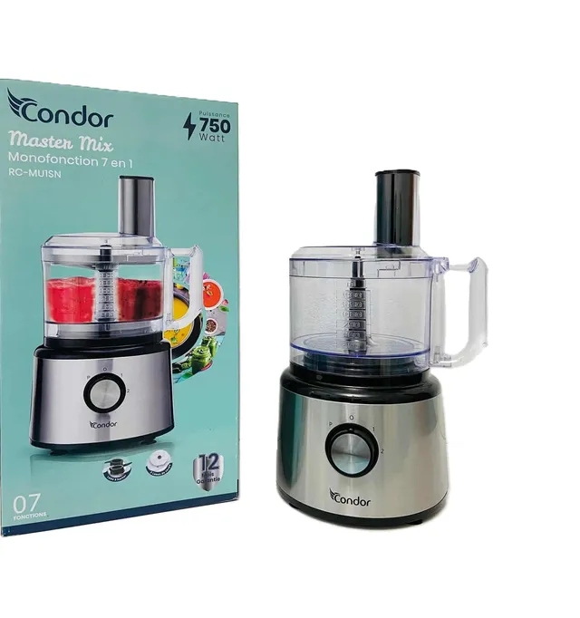 Robot de Cuisine Condor MasterMix Mono-fonction 7 en 1 750W - RC-MU1SN