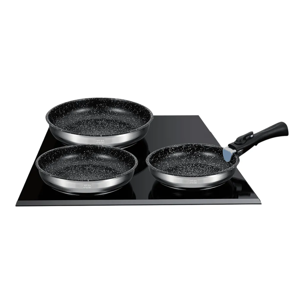 Set de 3 poêles Arthur Martin 20/24/26 INOX
