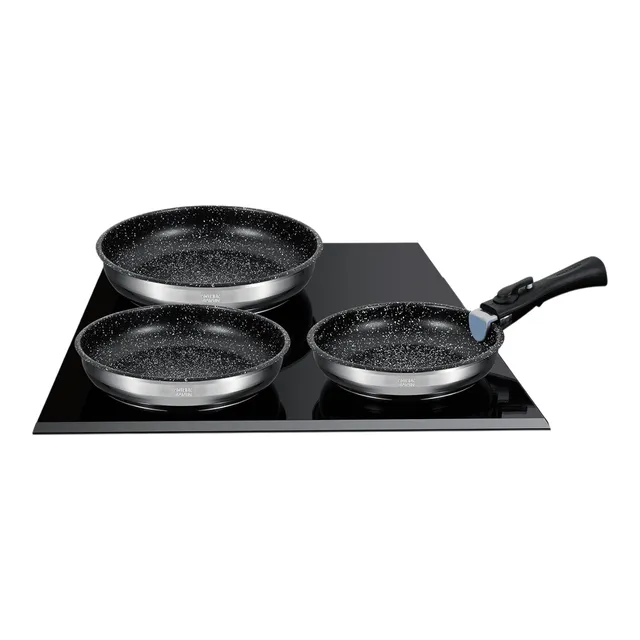 Set de 3 poêles Arthur Martin 20/24/26 INOX