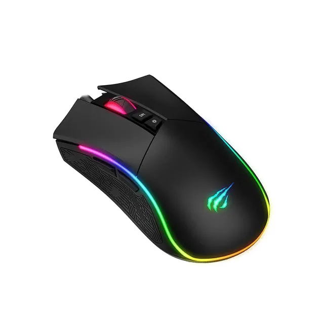 Souris Filaire Gaming Havit Gamenote MS1001S Macro - Black - Rétroéclairage RGB