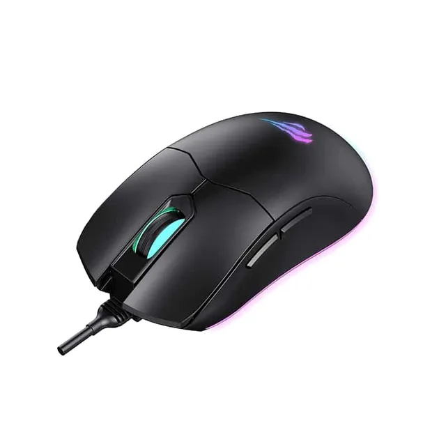 Souris Filaire Gaming Havit Gamenote MS1014 Macro - Black - Rétroéclairage RGB