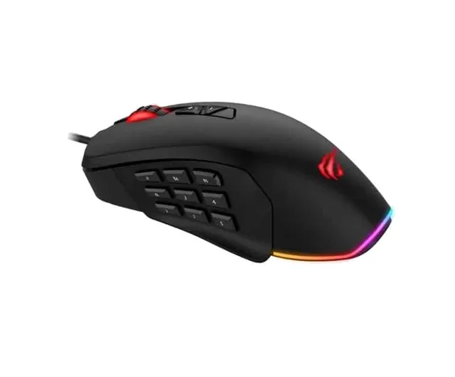 Souris Filaire Gaming Havit Gamenote MS900 Macro - Black - Rétroéclairage RGB