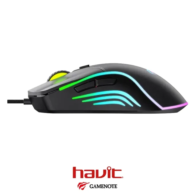 Souris Gaming Filaire Havit Gamenote MS1029 RGB - Black