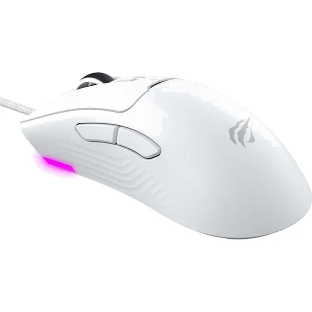 Souris Gaming Filaire Havit Gamenote MS966 Macro RGB - Blanche
