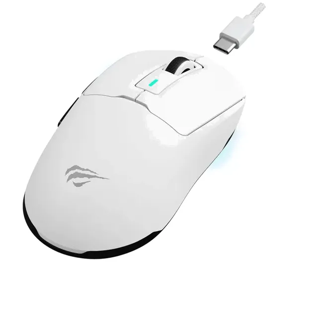 Souris Gaming Sans Fil Havit Gamenote MS969SE Tri-Mode RGB - White