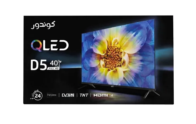 Téléviseur Condor 40" QLED Full HD D5 - Frameless (40LD530)