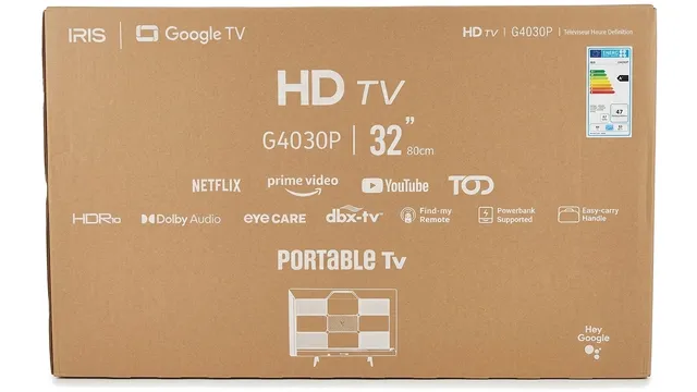 Téléviseur Iris 32" HD Google TV (G4030P)