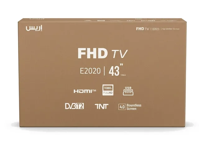 Téléviseur IRIS 43″ Full HD LED - E2020 (Design sans bord / Frameless)