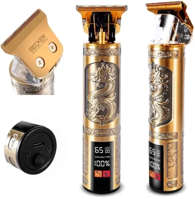 Tondeuse Becker Sans Fil Pour Cheveux Et Barbe Avec Écran Led