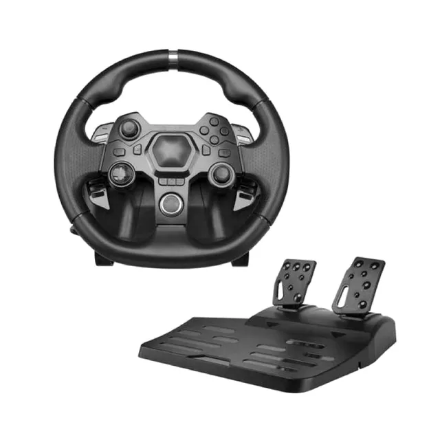 Volant Gaming AP7 Multiplateforme | 22 Boutons & Vibrations Réalistes